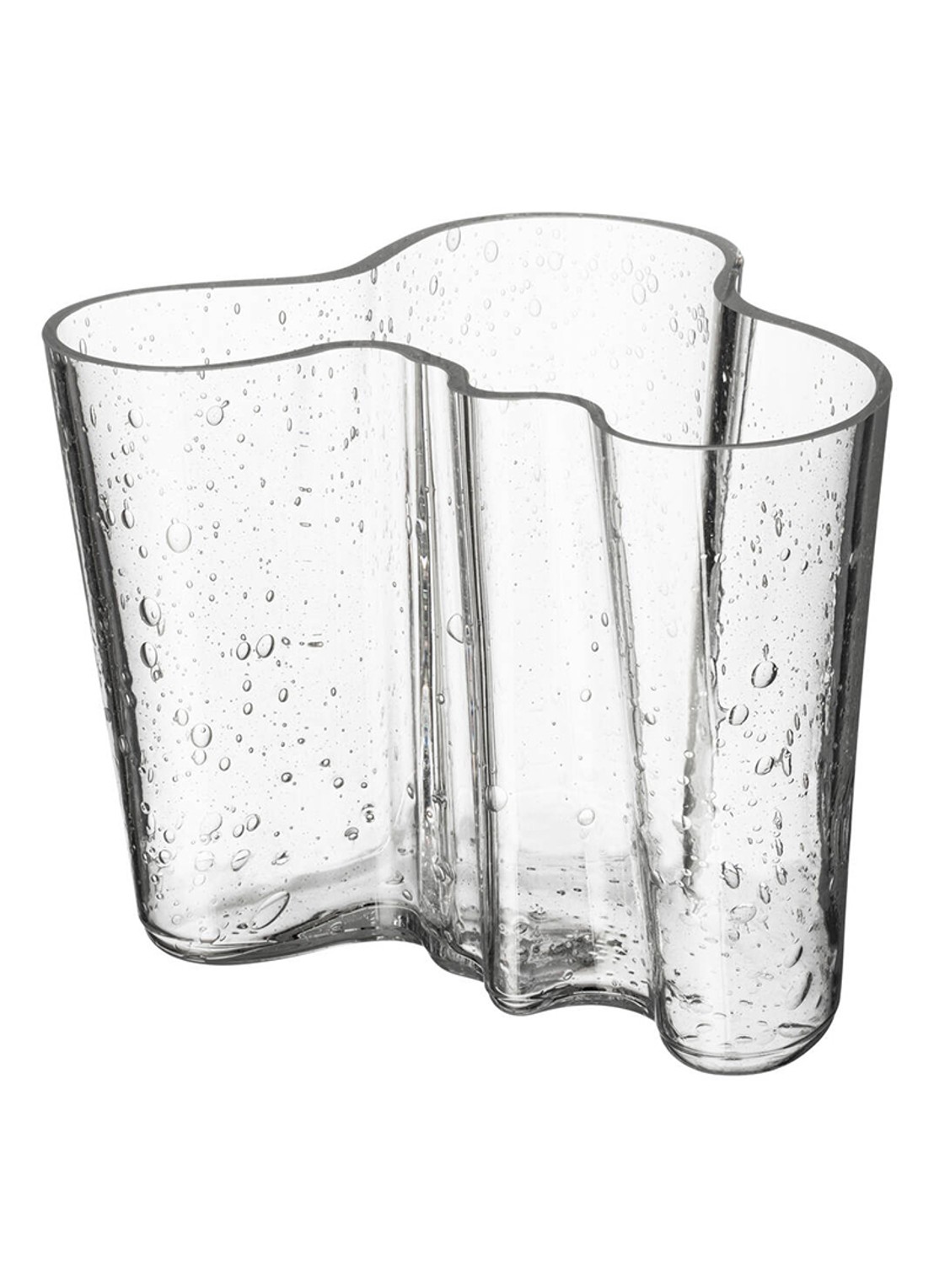 Iittala Aalto vaas 12 cm - voorkant transparant