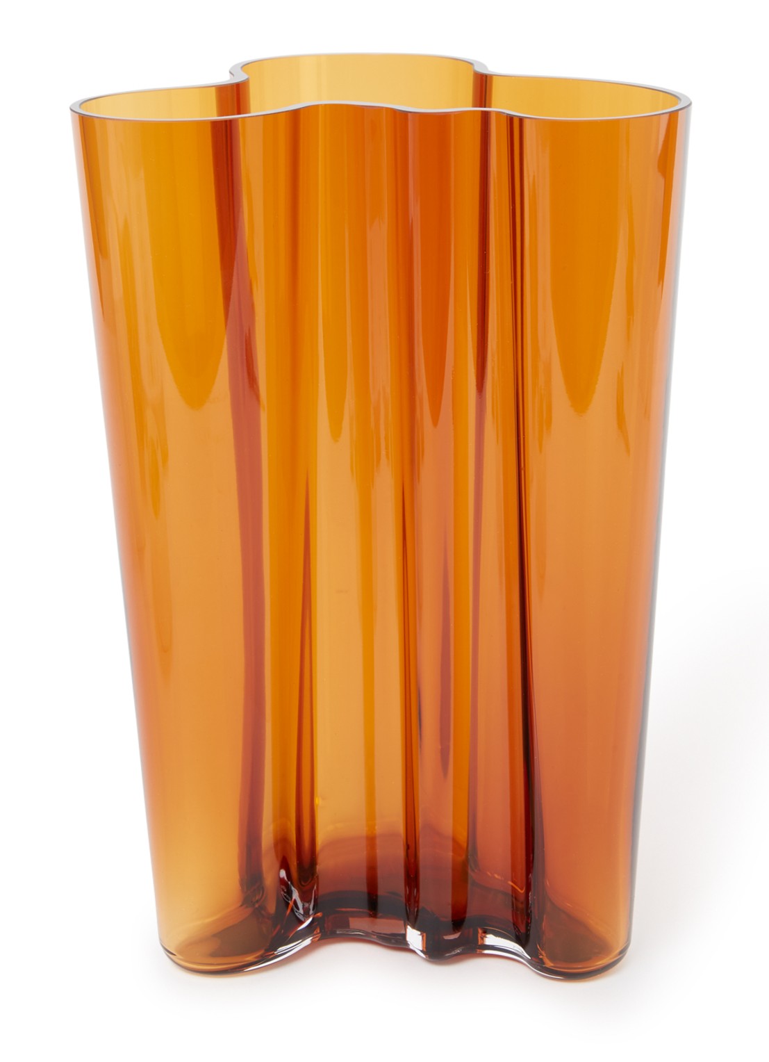 Iittala Aalto vaas 25 cm - voorkant koper