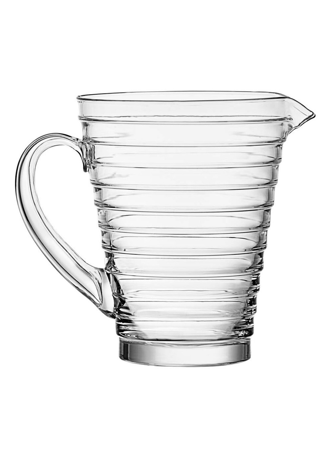 Iittala Aino Aalto schenkkan 1,2 liter - voorkant 2 transparant