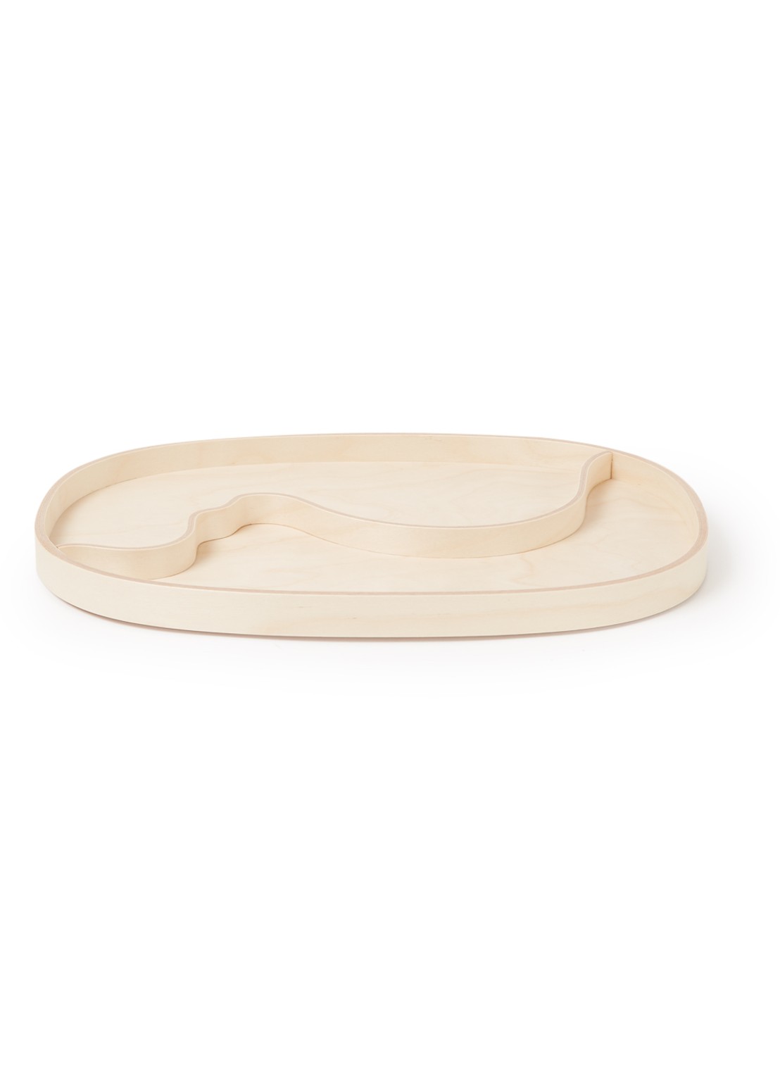 Iittala Alvar Aalto dienblad 22 x 32 cm - voorkant lichtbruin