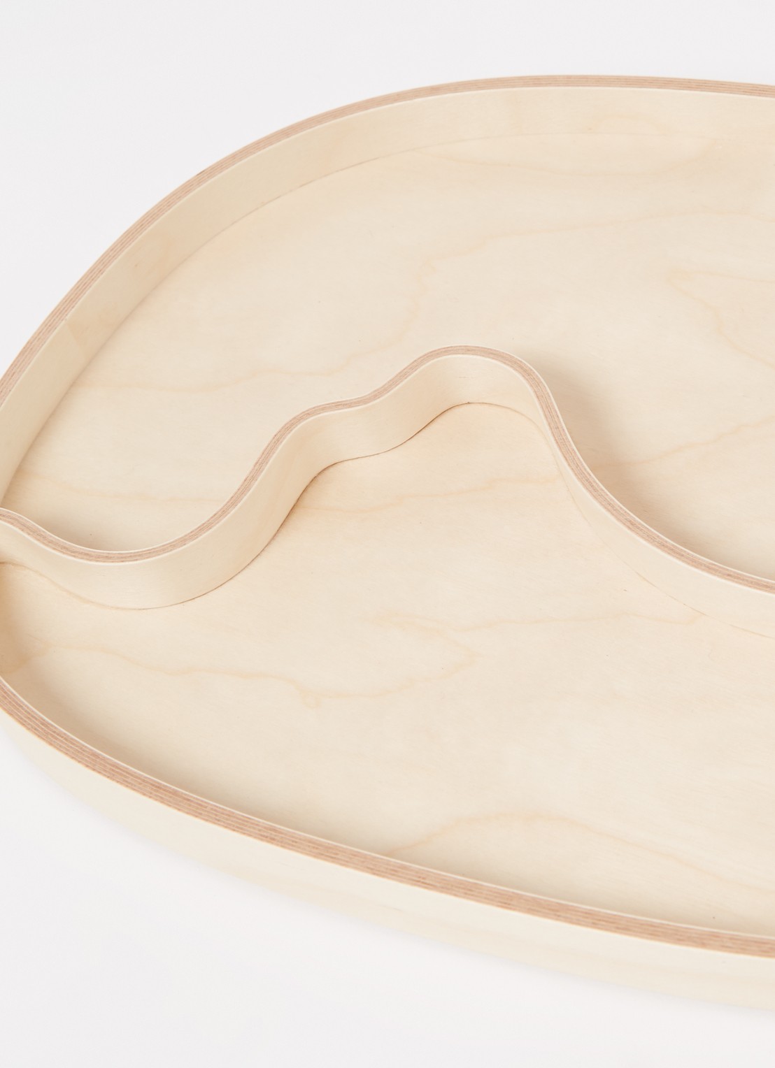 Iittala Alvar Aalto dienblad 22 x 32 cm - voorkant 2 lichtbruin
