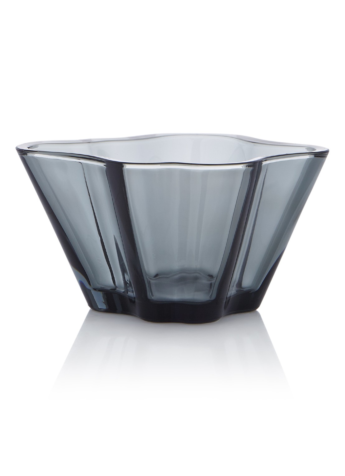 Iittala Alvar Aalto schaal 14,5 cm - voorkant donkergrijs