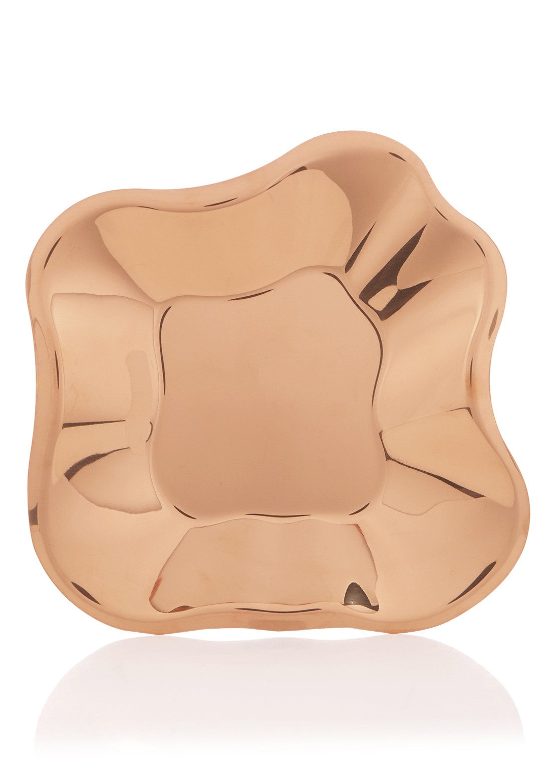 Iittala Alvar Aalto schaal 35 cm - detail roségoud