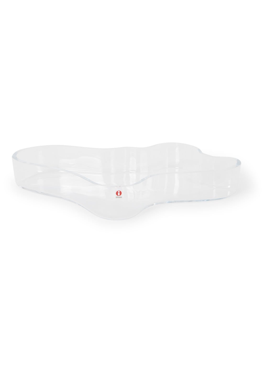 Iittala Alvar Aalto schaal 38 cm - voorkant transparant