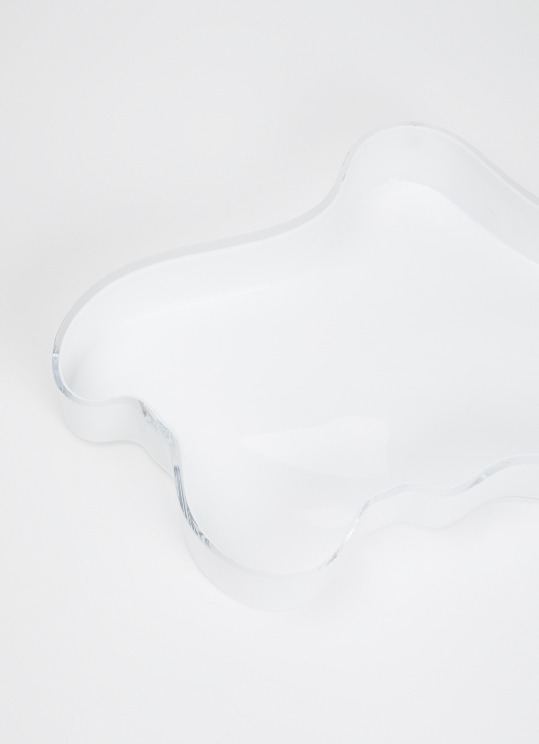 Iittala Alvar Aalto schaal 38 cm - voorkant 2 wit