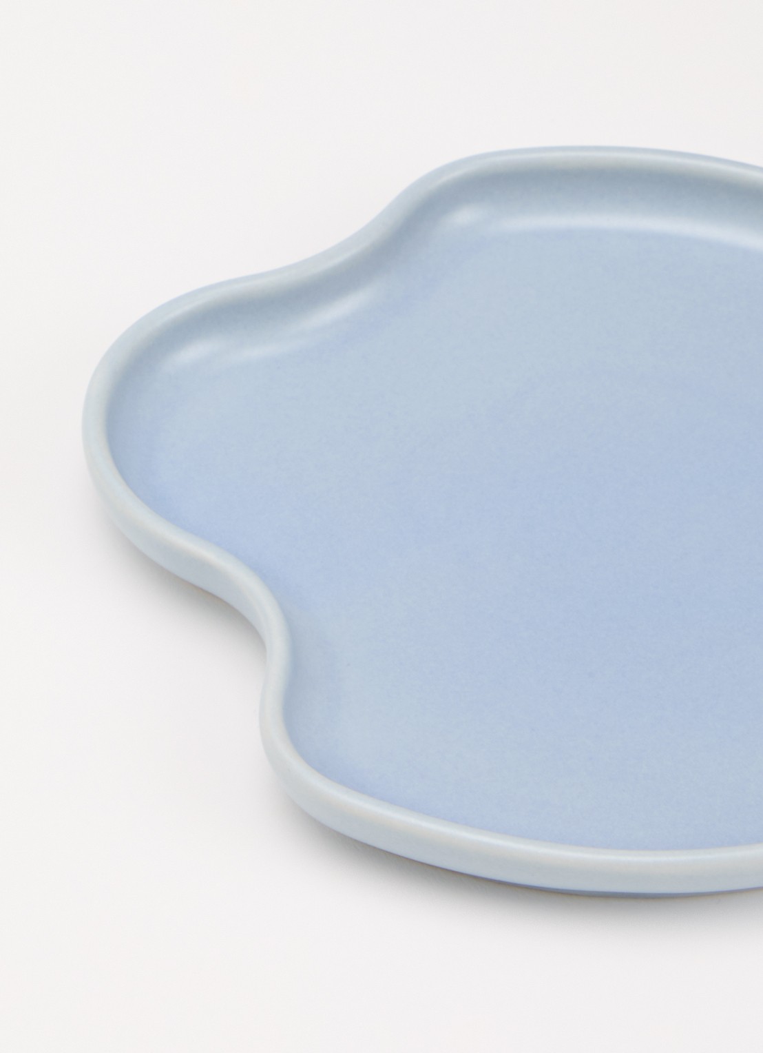 Iittala Alvar Aalto schotel 15 cm - voorkant 2 lichtblauw