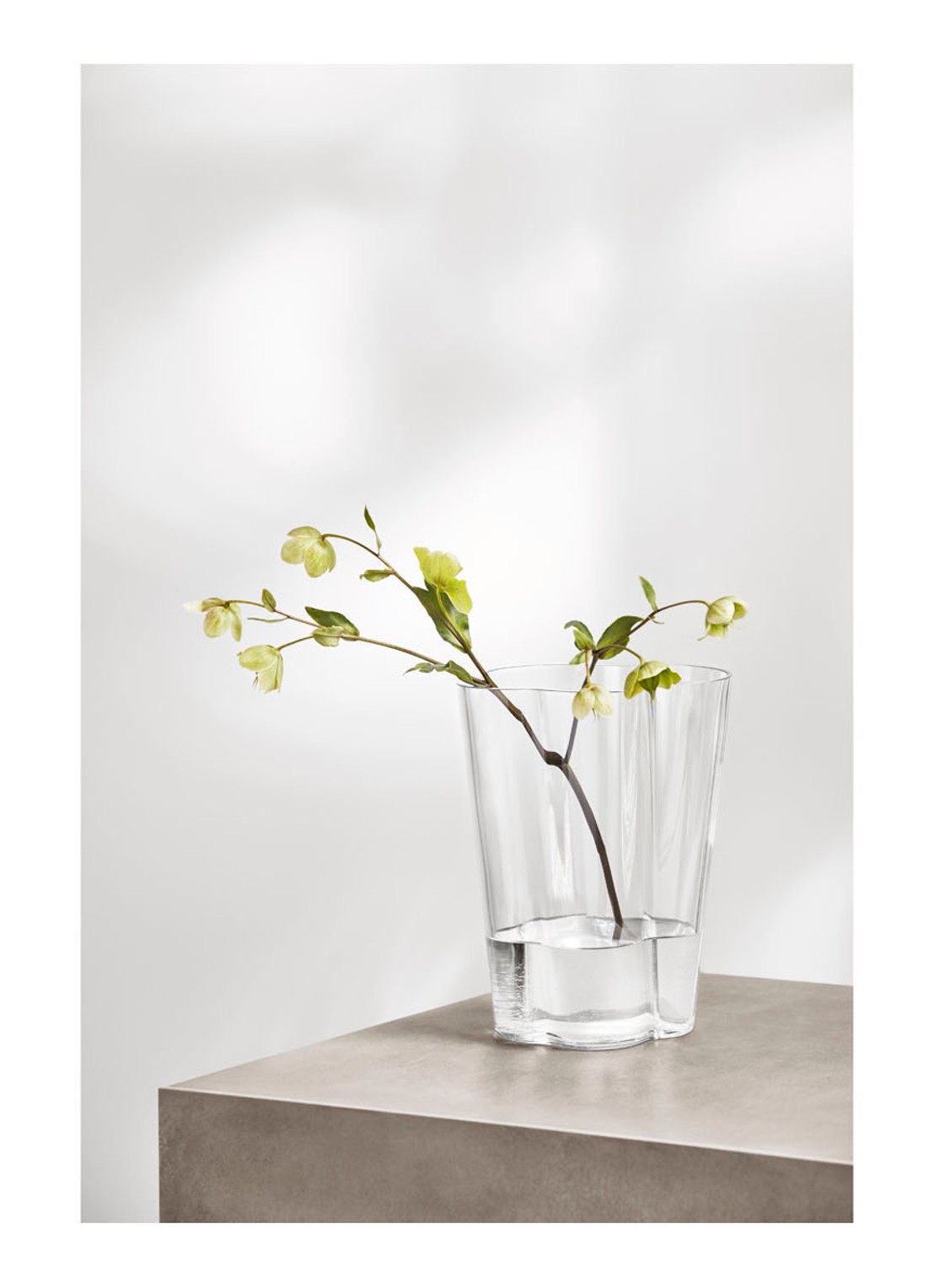 Iittala Alvar Aalto vaas 27 cm - detail 2 transparant