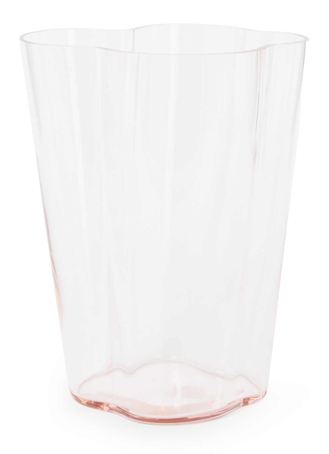 Iittala Alvar Aalto vaas 27 cm - voorkant zalmroze