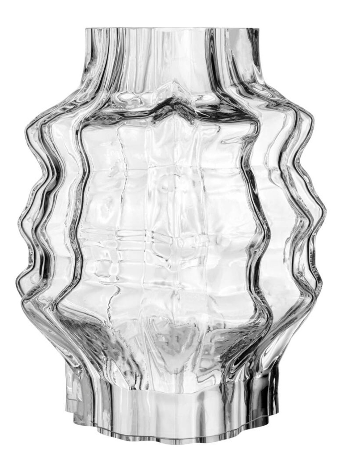 Iittala B X I lichtrefractor 21 cm - voorkant 4 transparant