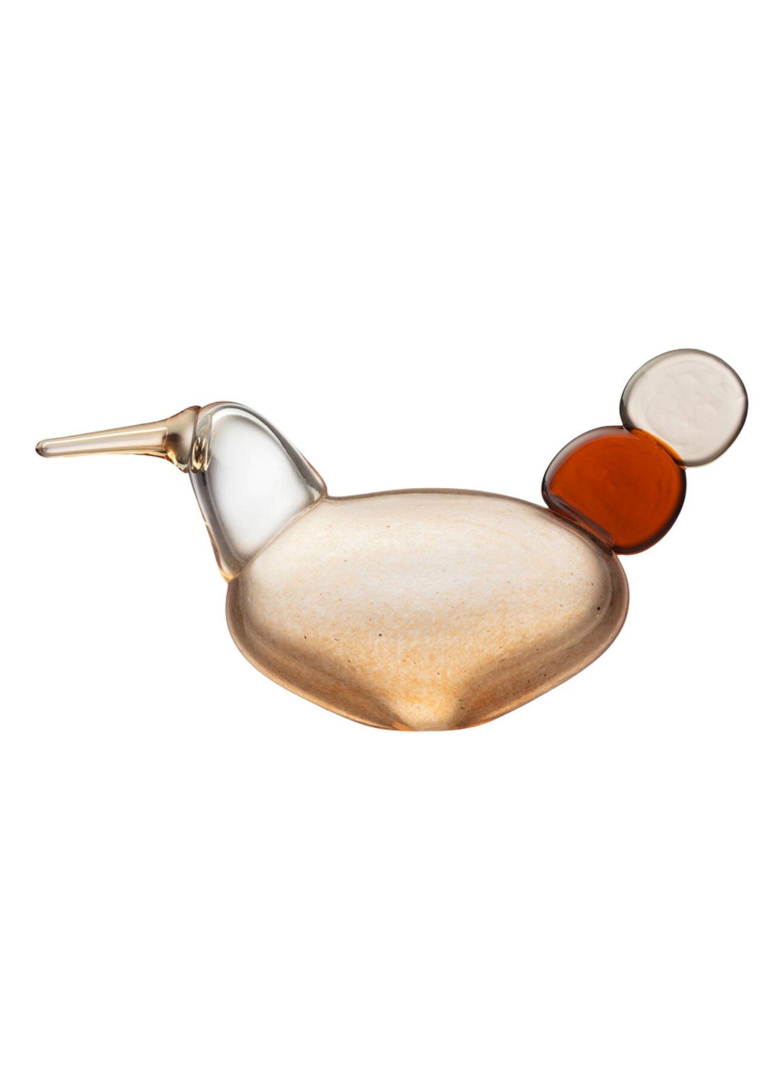 Iittala Birds by Toika Kiikkuri lepäävä  16 cm - voorkant beige