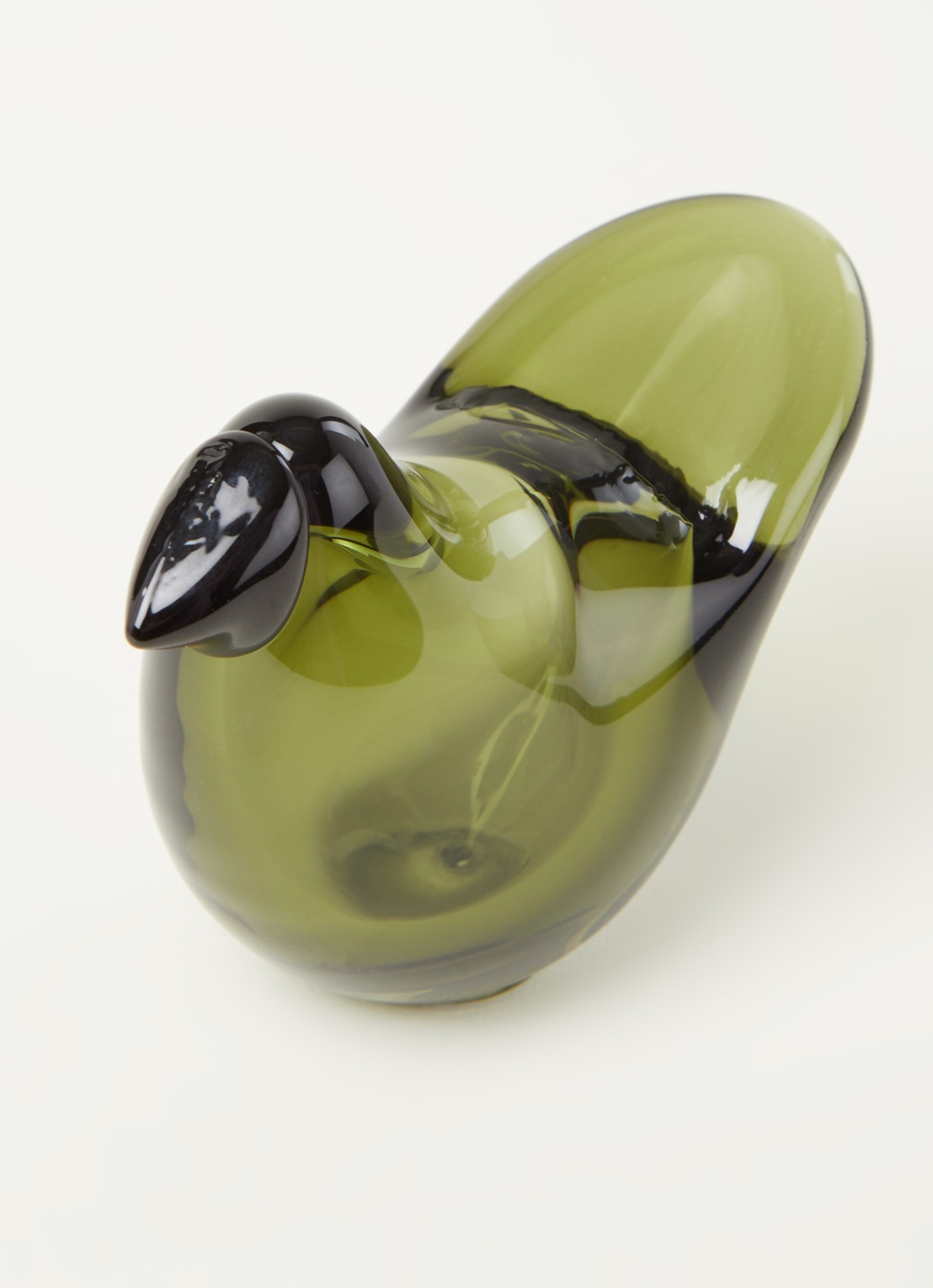 Iittala Birds by Toikka Flycatcher 7 cm - detail 3 mosgroen
