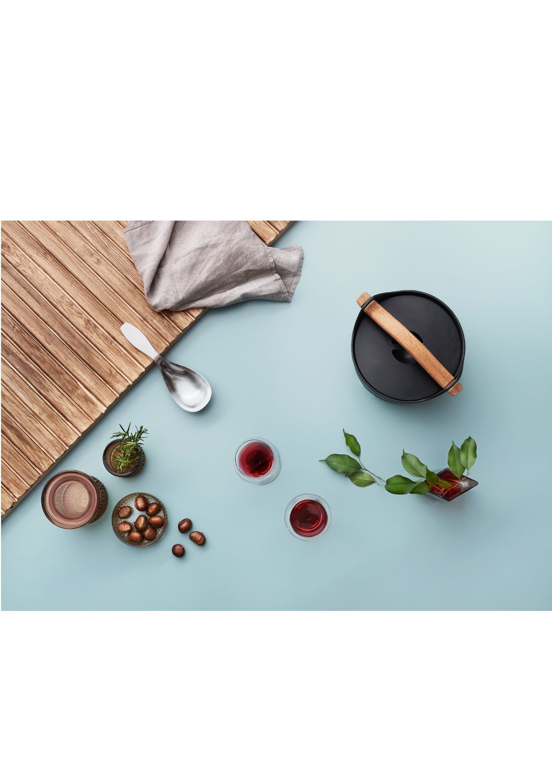 Iittala Braadpan Ø22 cm - voorkant 2 grijs