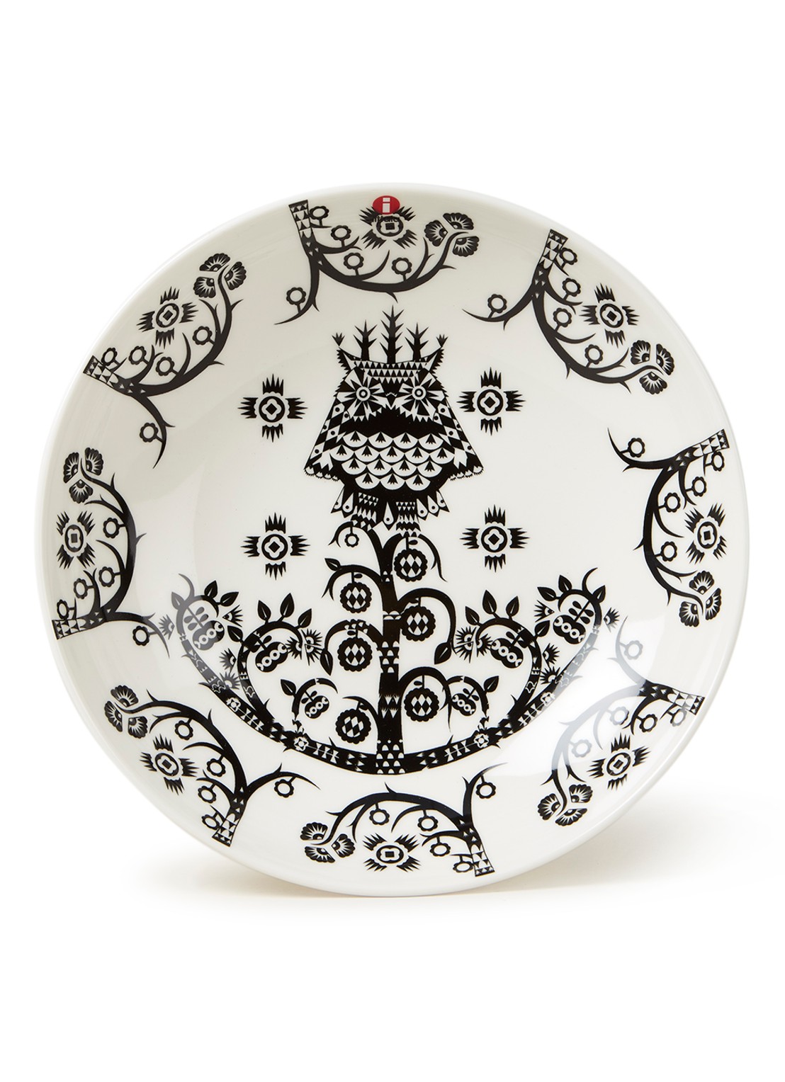 Iittala Diep bord 20 cm - voorkant 2 zwart