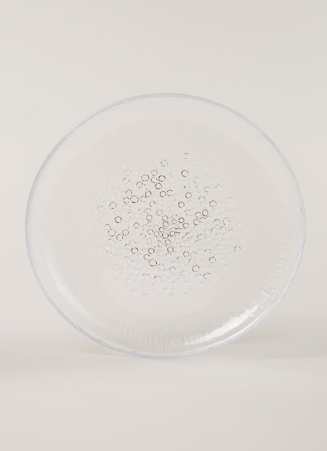 Iittala Dinerbord 25 cm  - voorkant 2 transparant