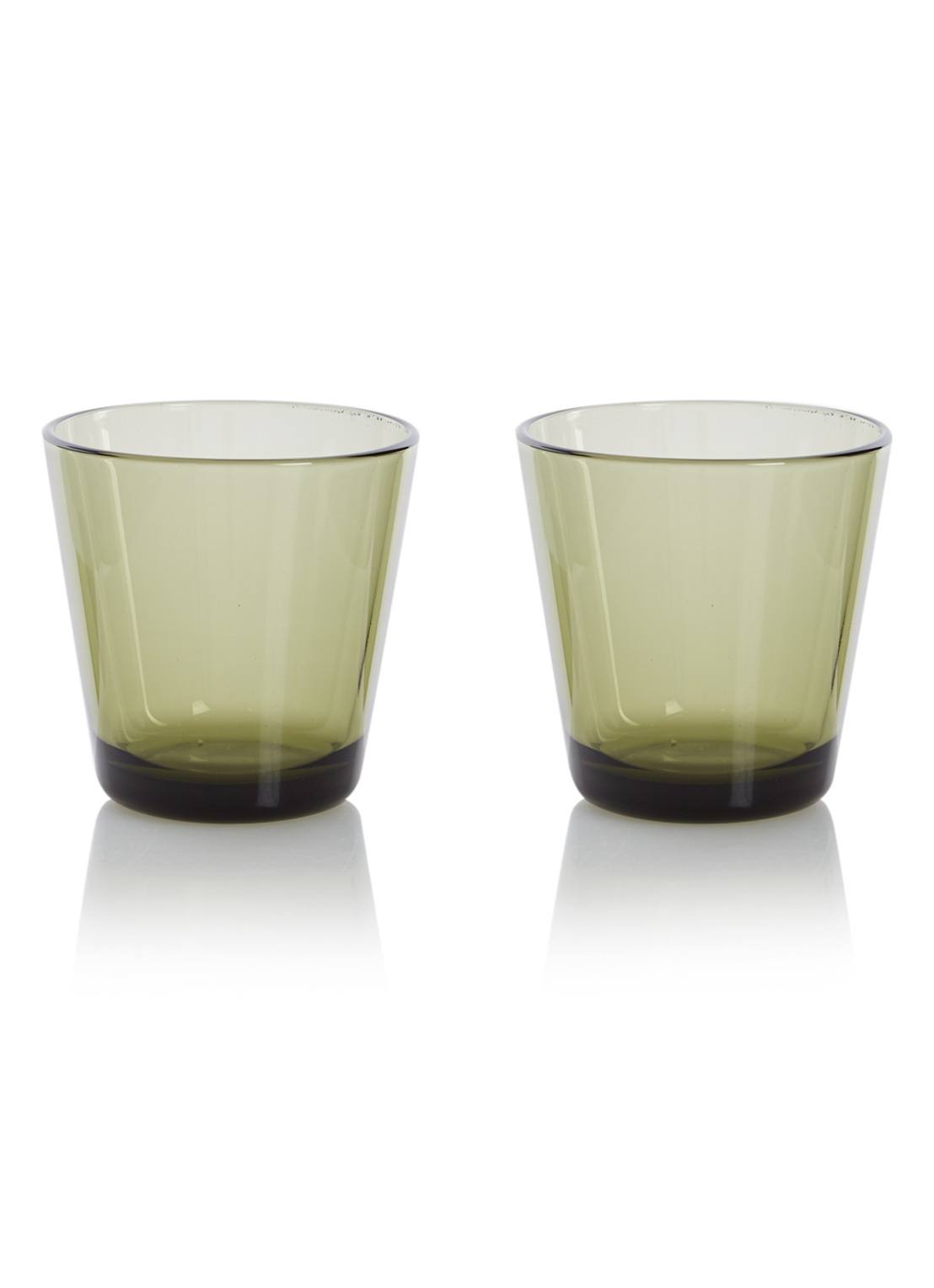 Iittala Drinkglas 21 cl set van 2 - voorkant groen