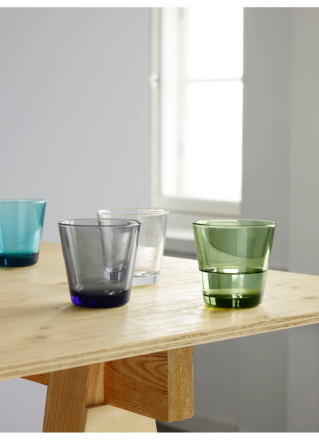 Iittala Drinkglas 40 cl set van 2 - detail blauw