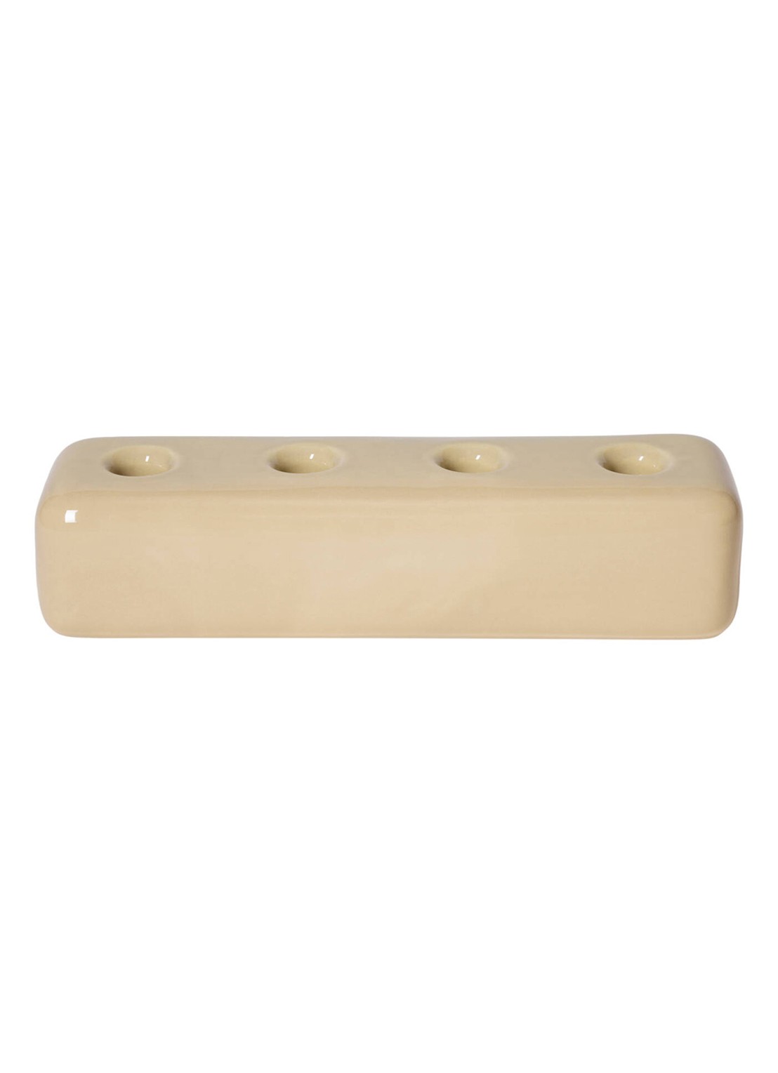 Iittala Element kandelaar voor 4 kaarsen  - voorkant zand
