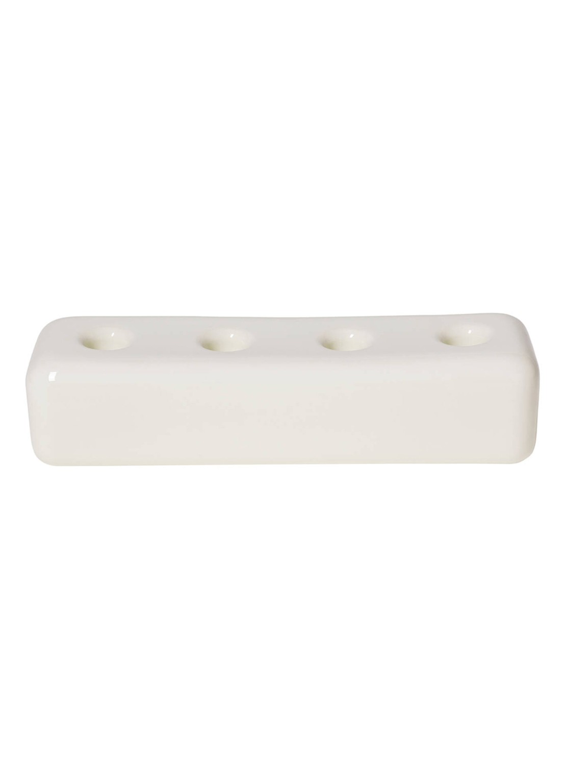 Iittala Element kandelaar voor 4 kaarsen - voorkant wit