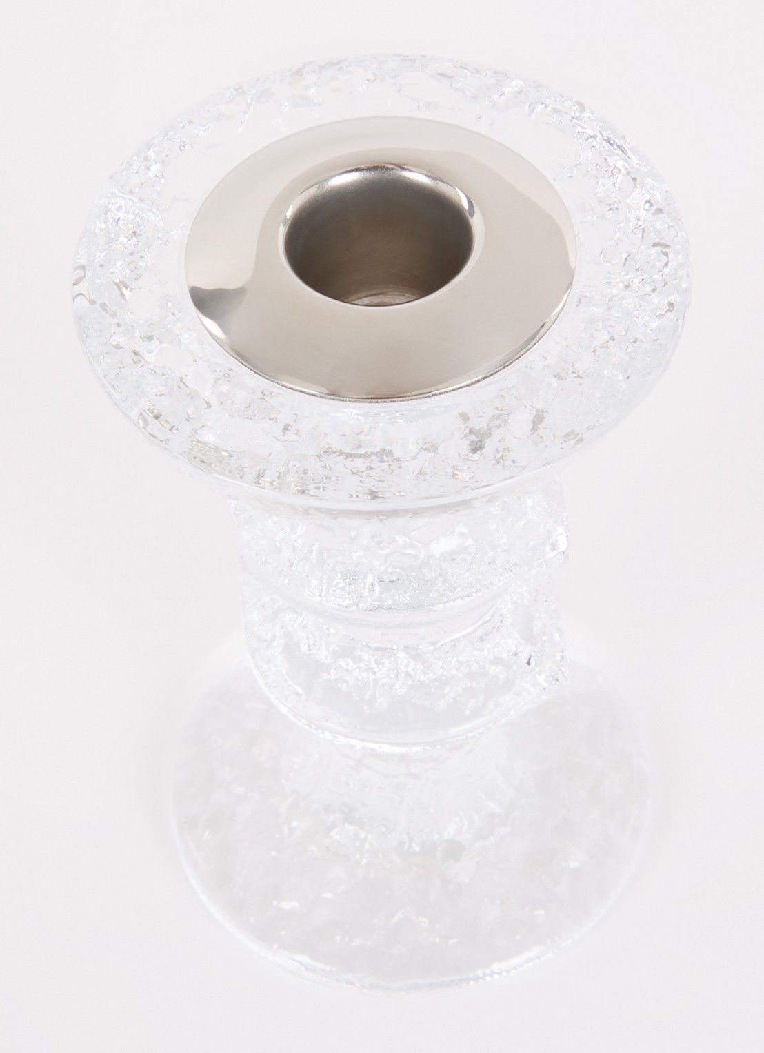 Iittala Festivo Kandelaar 12 cm - voorkant 2 transparant