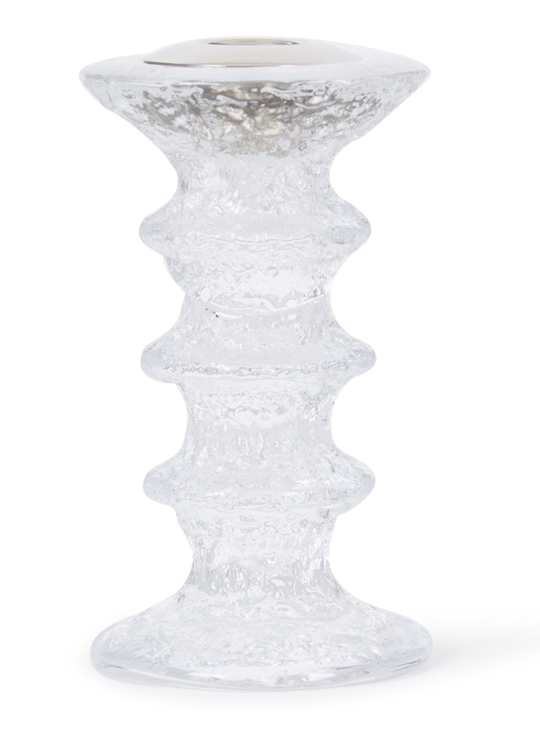 Iittala Festivo kandelaar 15 cm - voorkant transparant