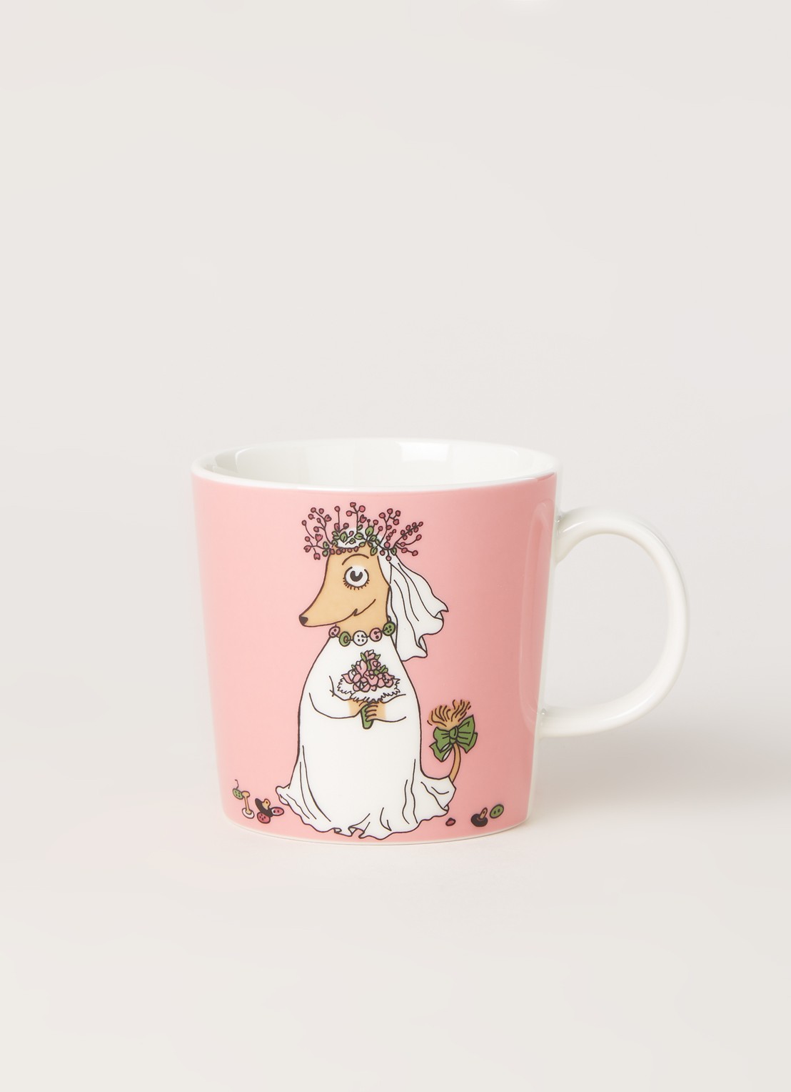 iittala Fuzzy Moomin kopje 30 cl - voorkant 2 roze