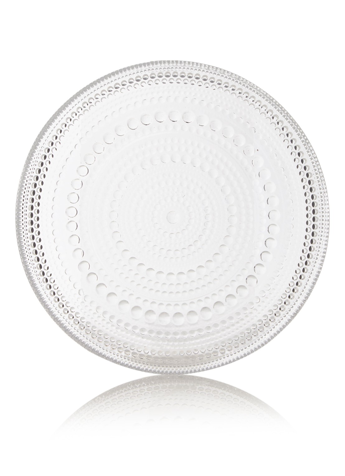 Iittala Gebaksbordje 17 cm - voorkant transparant
