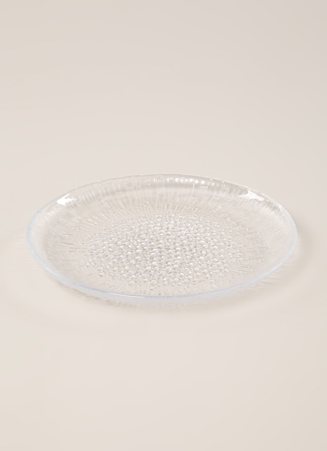 Iittala Gebaksbordje 19 cm - voorkant 2 transparant