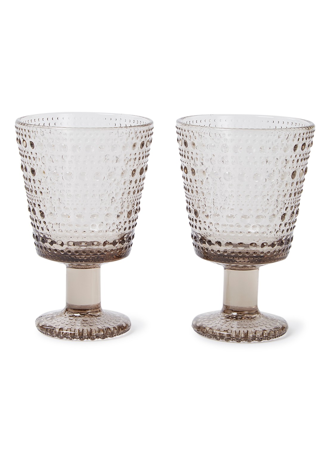 Iittala Glas 26 cl set van 2 - voorkant bruin