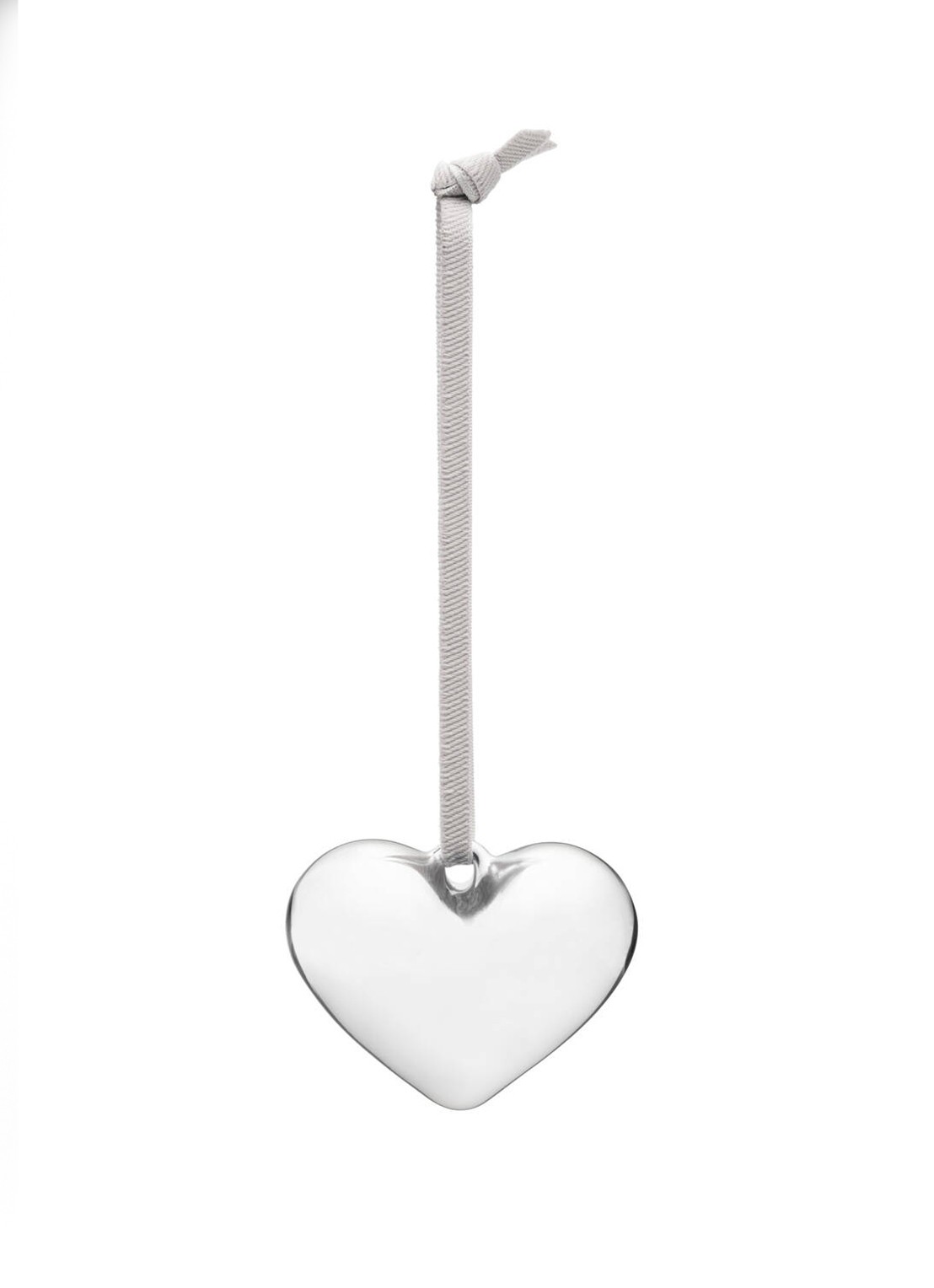 Iittala Hart kersthanger 5 cm set van 3 - voorkant zilver