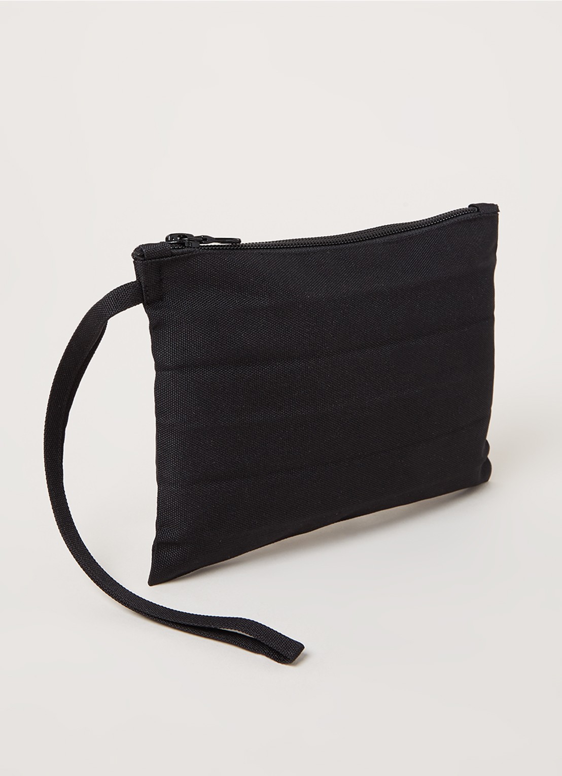 Iittala IXI Issey Miyake clutch met vouwdessin - detail zwart