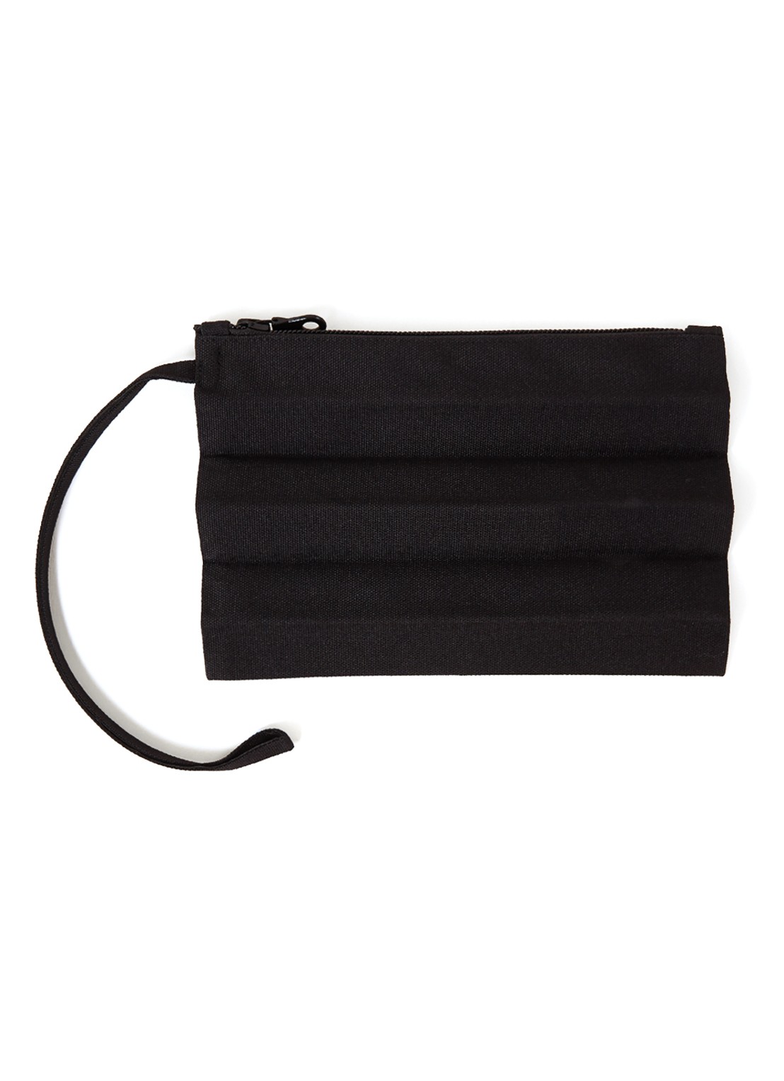 Iittala IXI Issey Miyake clutch met vouwdessin - voorkant 3 zwart