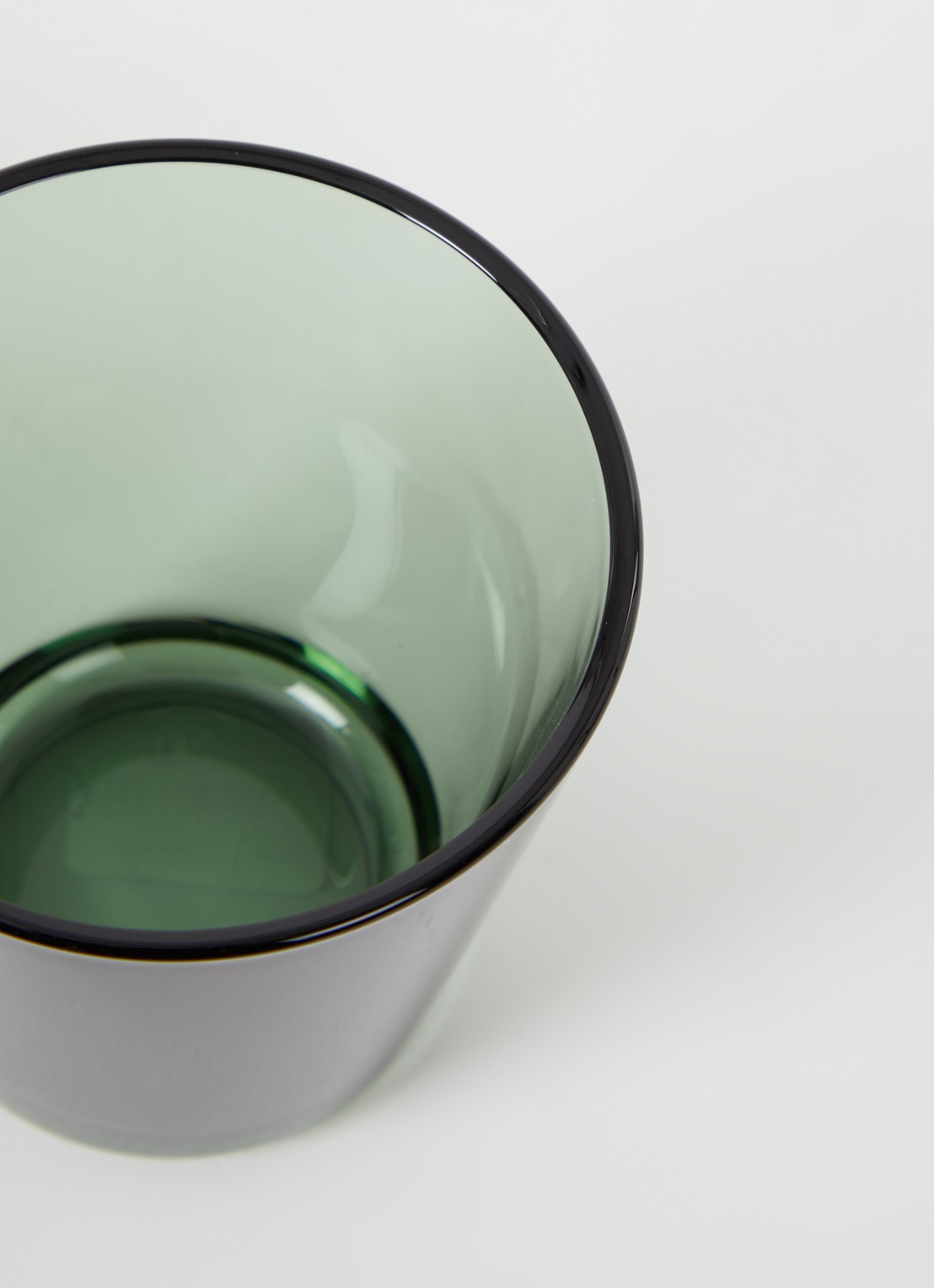 Iittala Kartio drinkglas 21 cl set van 2 - voorkant 2 groen