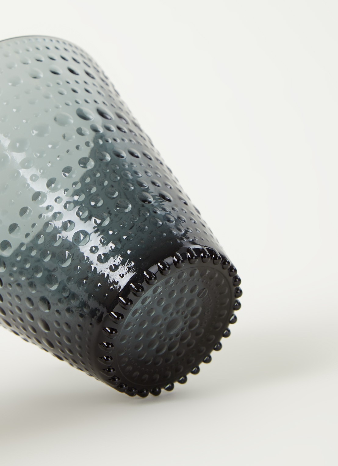 Iittala Kastehelmi drinkglas 30 cl set van 2 - detail donkergrijs