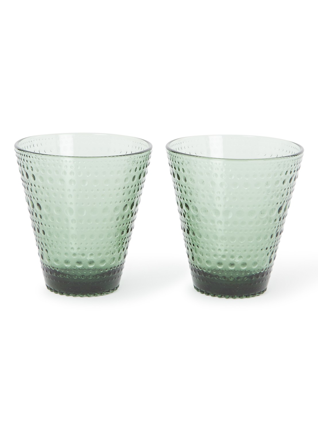 Iittala Kastehelmi drinkglas 30 cl set van 2 - voorkant groen