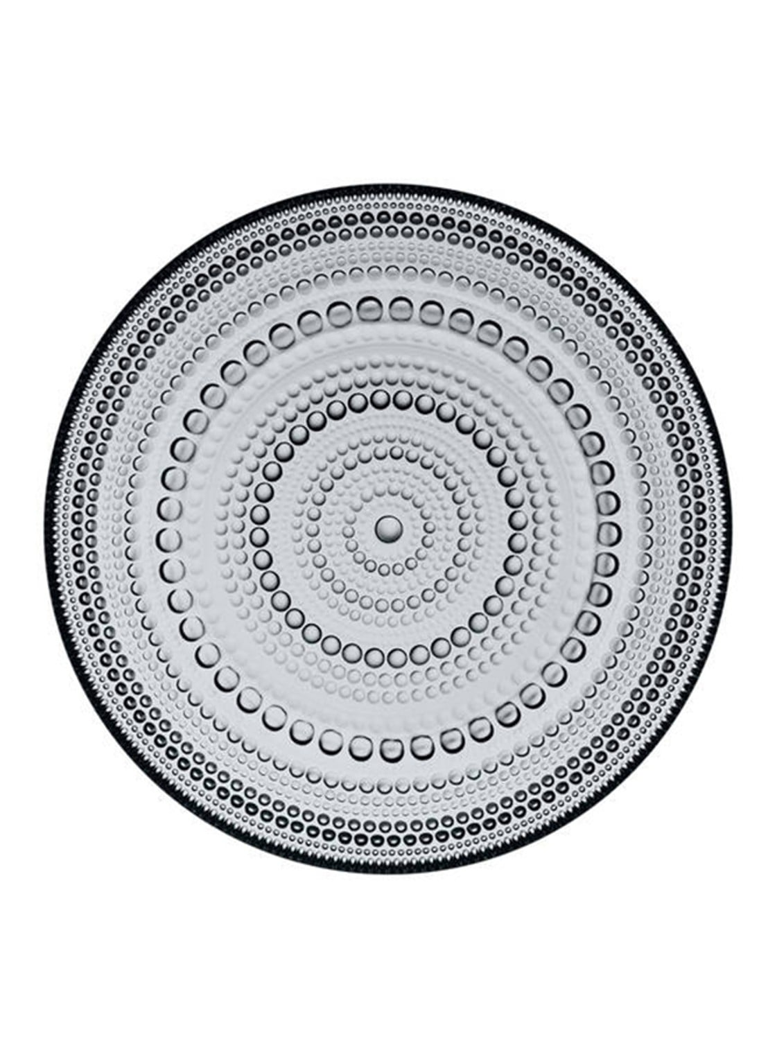 Iittala Kastehelmi gebaksbordje 17 cm - voorkant grijs