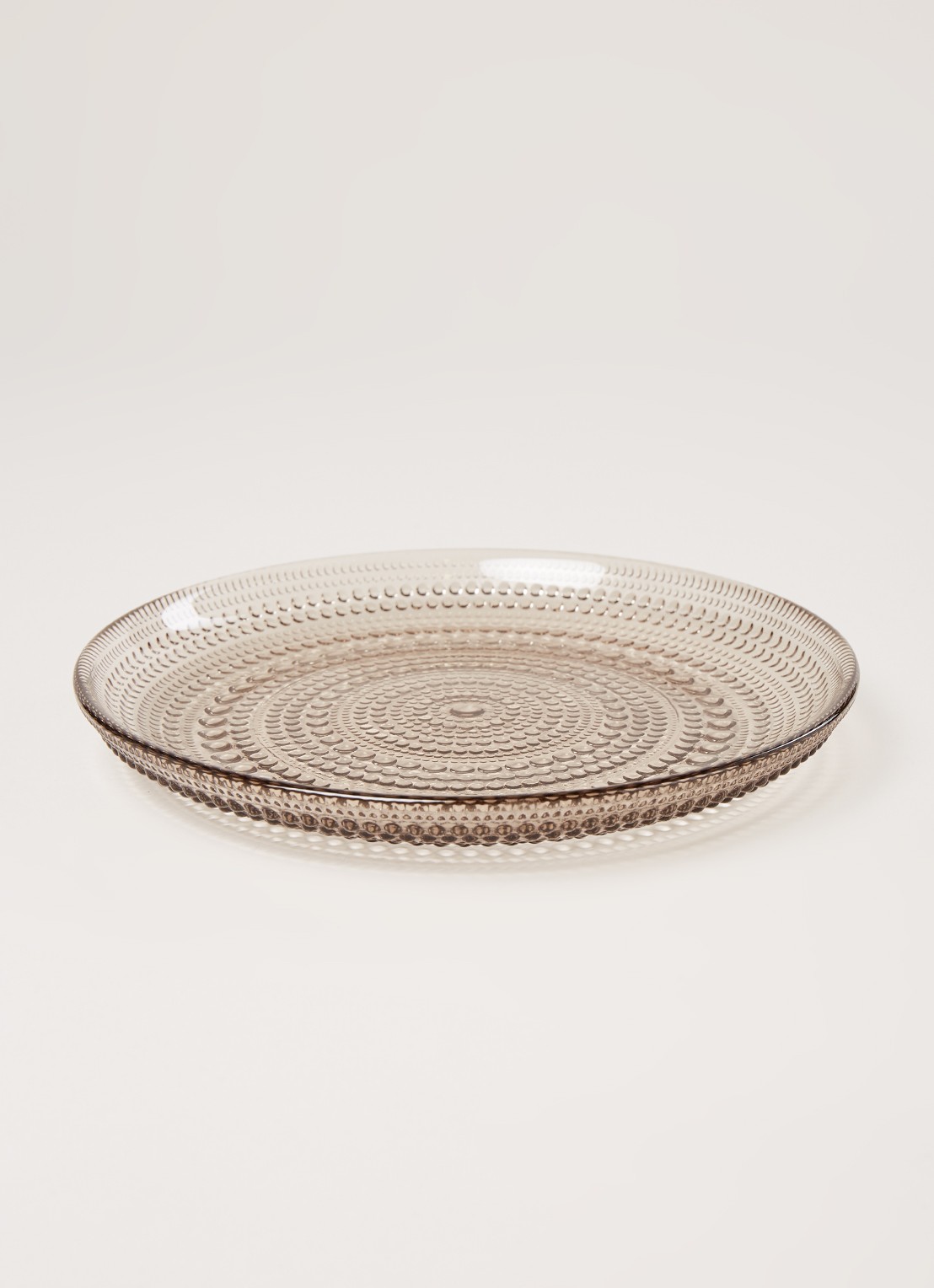 Iittala Kastehelmi gebaksbordje 17 cm - voorkant 2 bruin