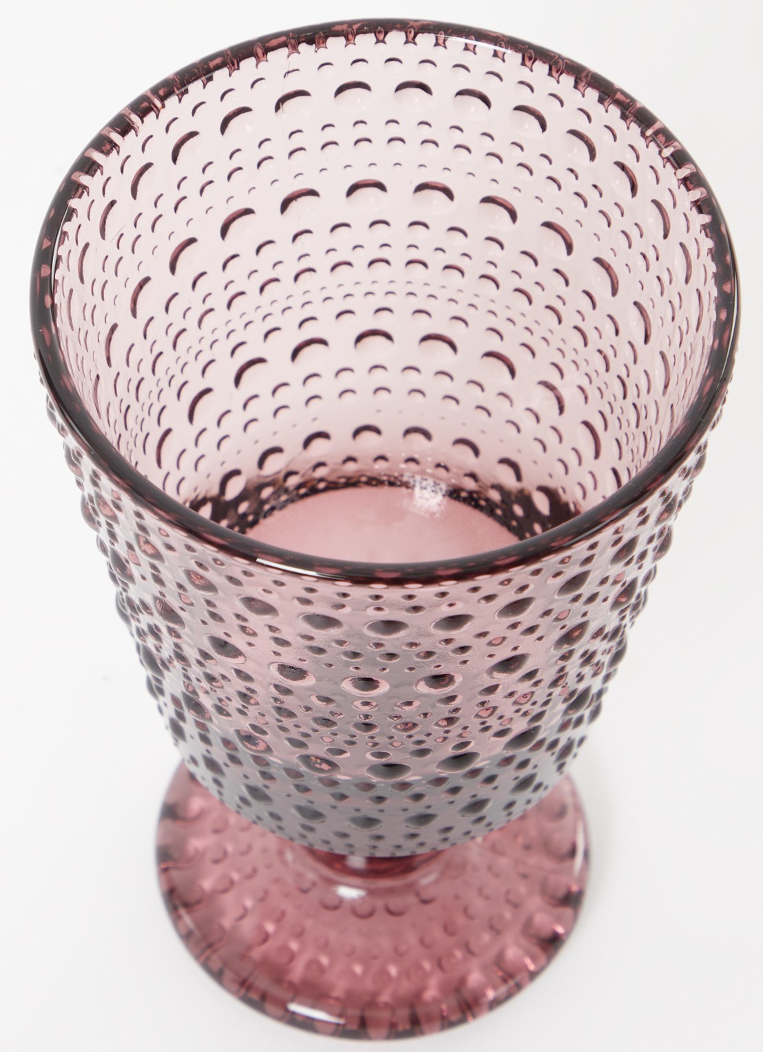 Iittala Kastehelmi glas 26 cl set van 2 - voorkant 2 paars