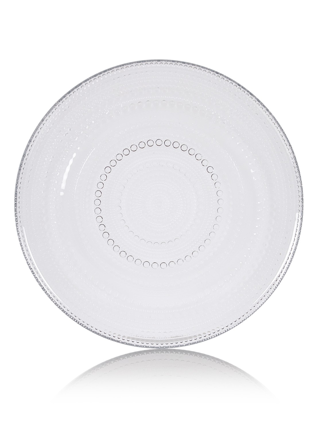 Iittala Kastehelmi onderbord 31,5 cm - voorkant transparant