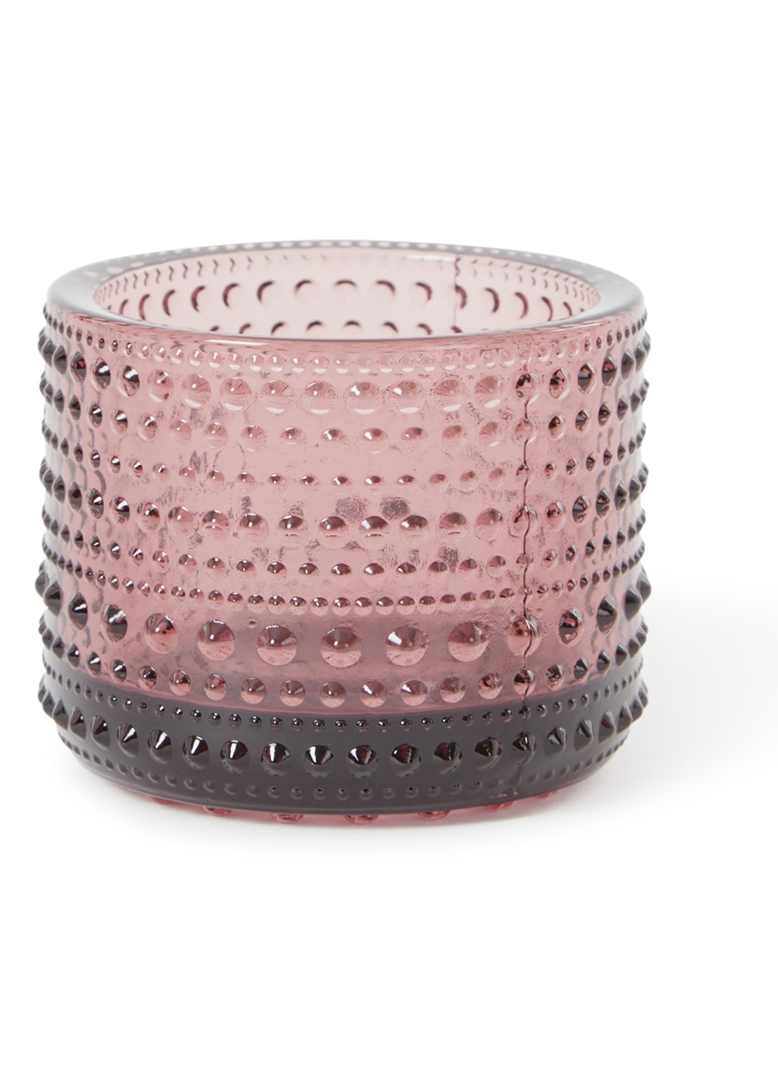 Iittala Kastehelmi waxinelichthouder 6 cm  - voorkant paars