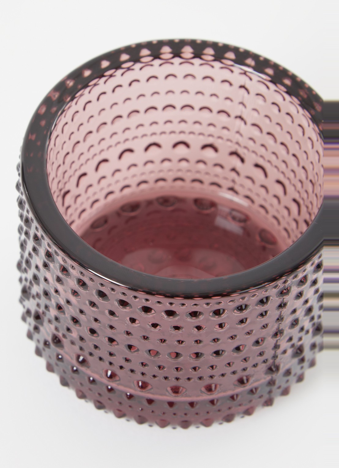 Iittala Kastehelmi waxinelichthouder 6 cm  - voorkant 2 paars