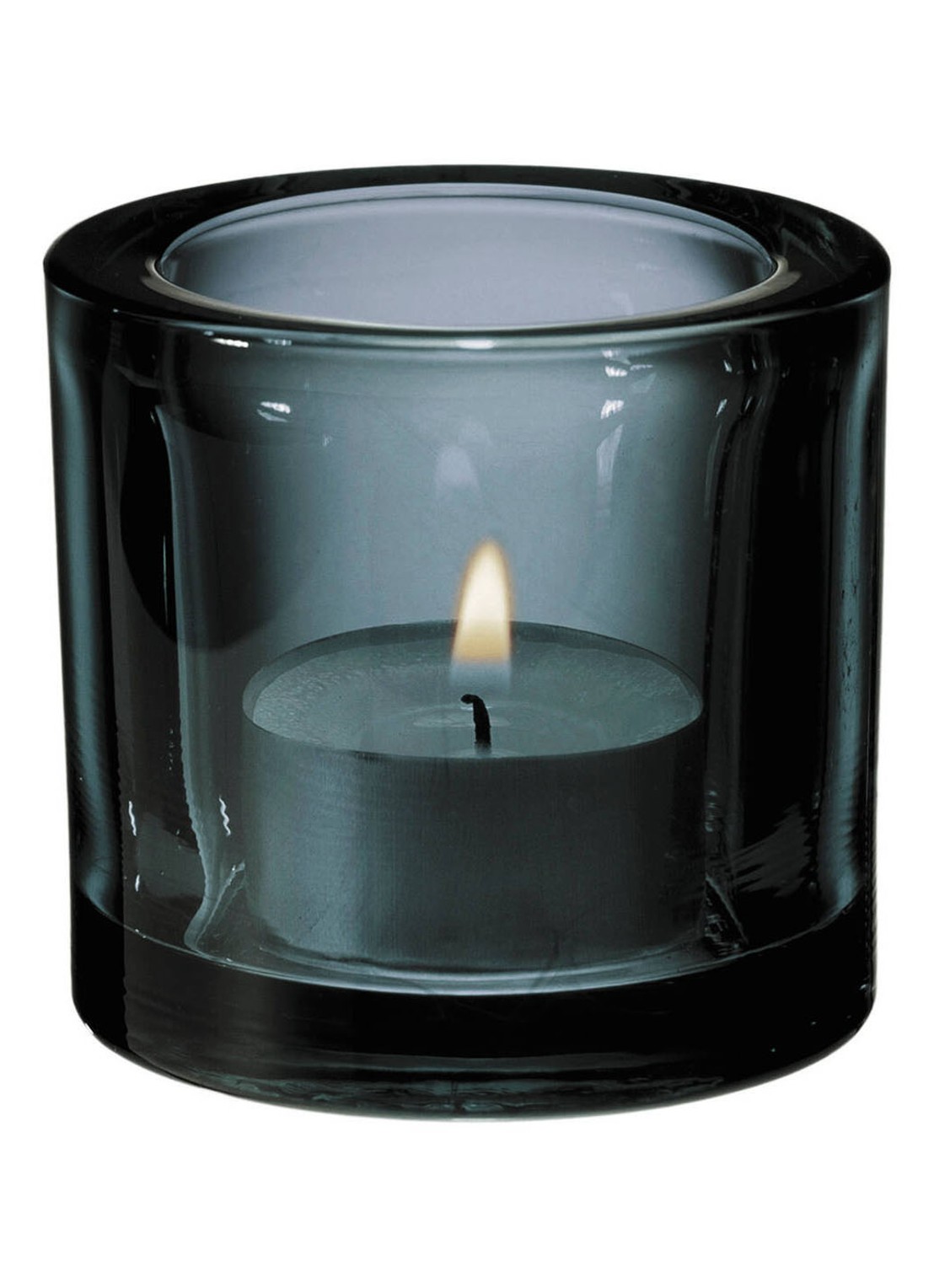 Iittala Kivi waxinelichthouder 6 cm - voorkant 2 grijs