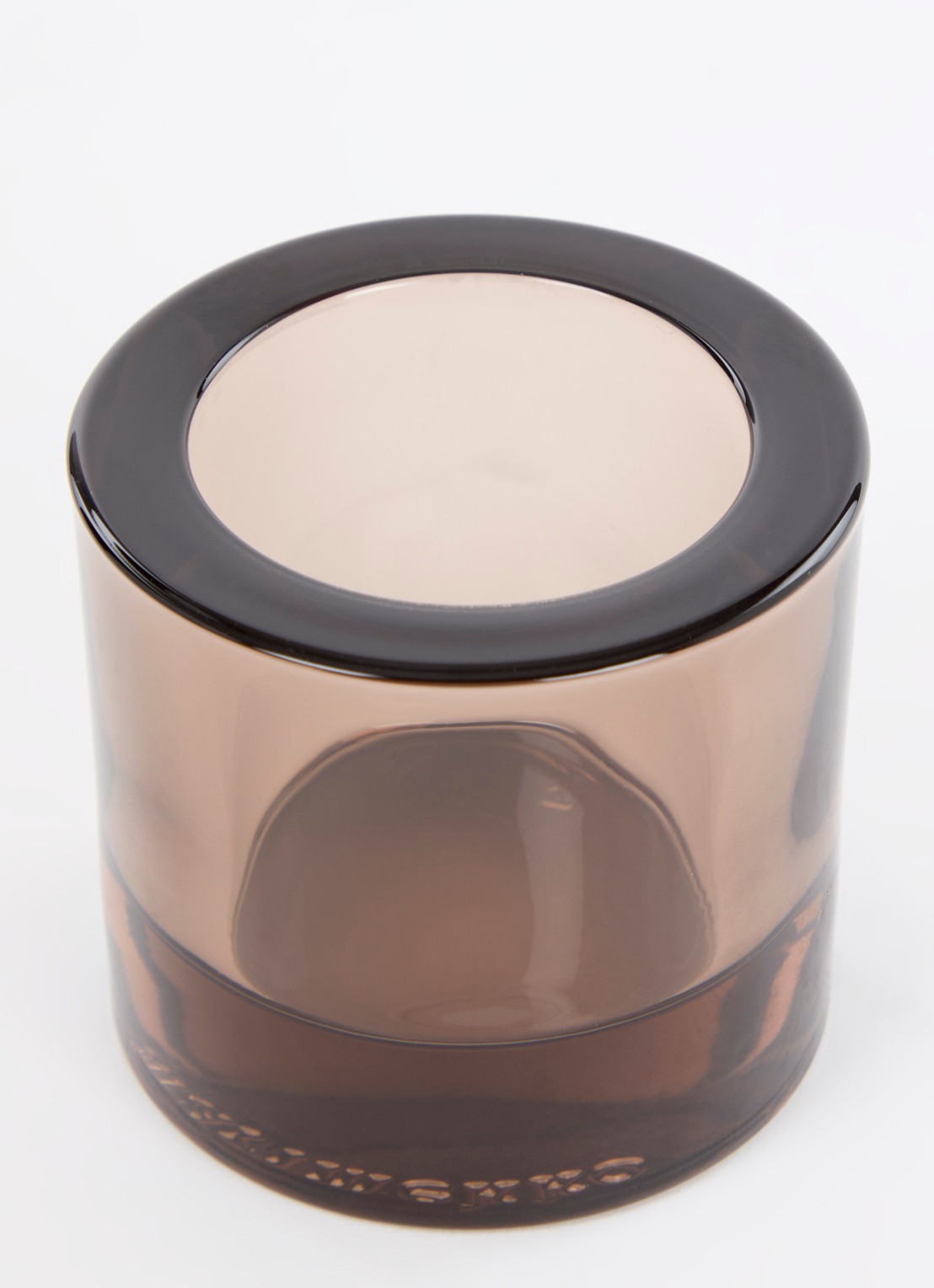 Iittala Kivi waxinelichthouder 6 cm - voorkant 2 lichtbruin