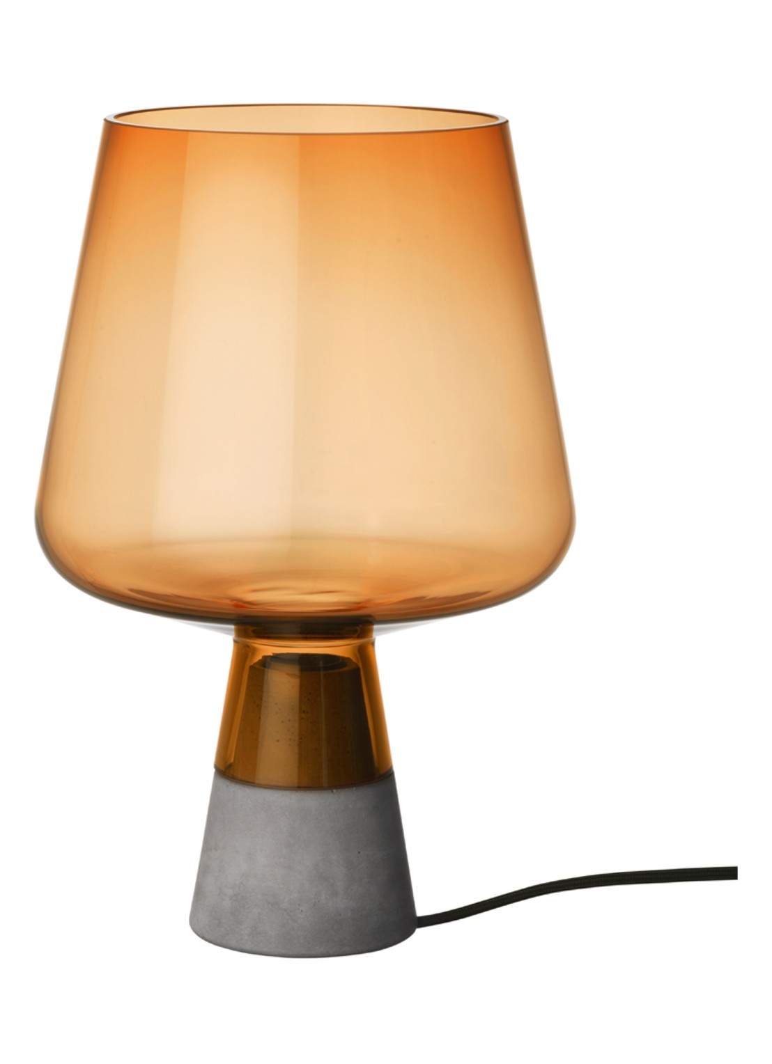 Iittala Leimu tafellamp 30 x Ø20 cm - voorkant oranje