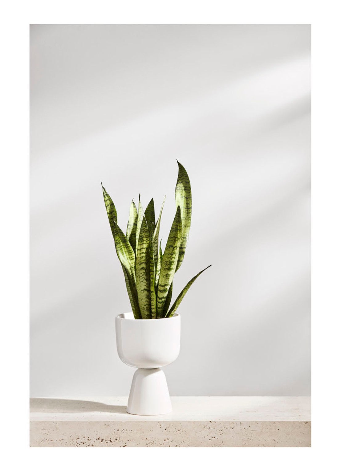 Iittala Nappula bloempot van keramiek voor binnen Ø15,5 cm - voorkant 6 wit