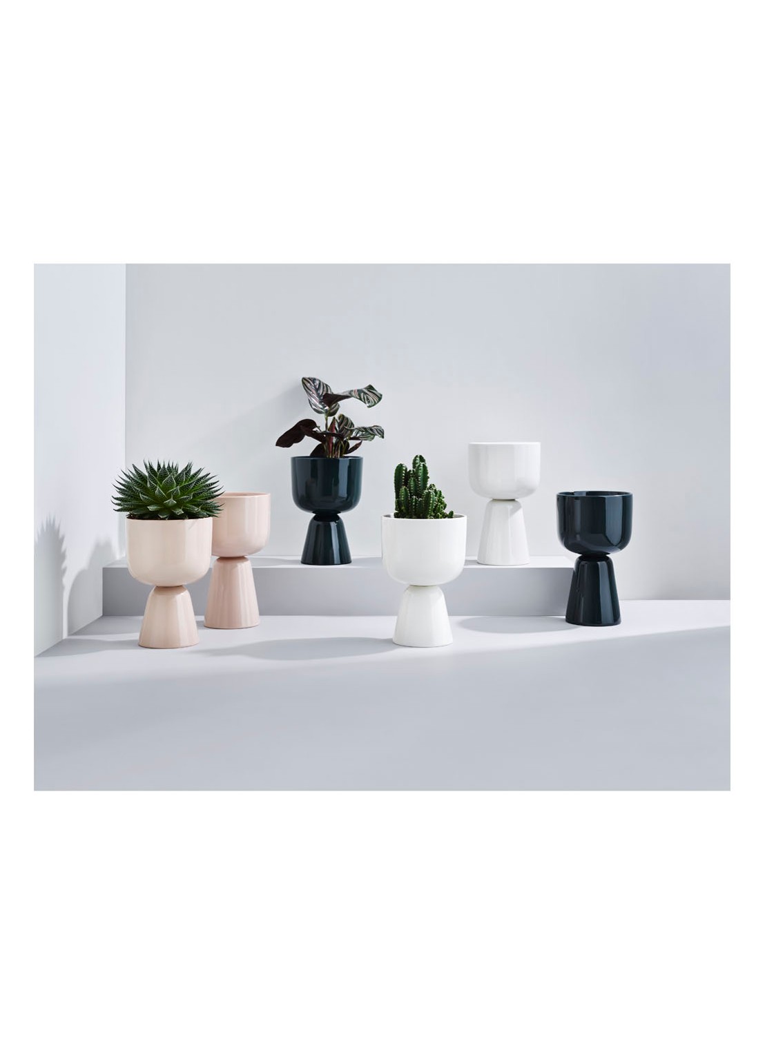 Iittala Nappula bloempot van keramiek voor binnen Ø15,5 cm - detail 2 wit