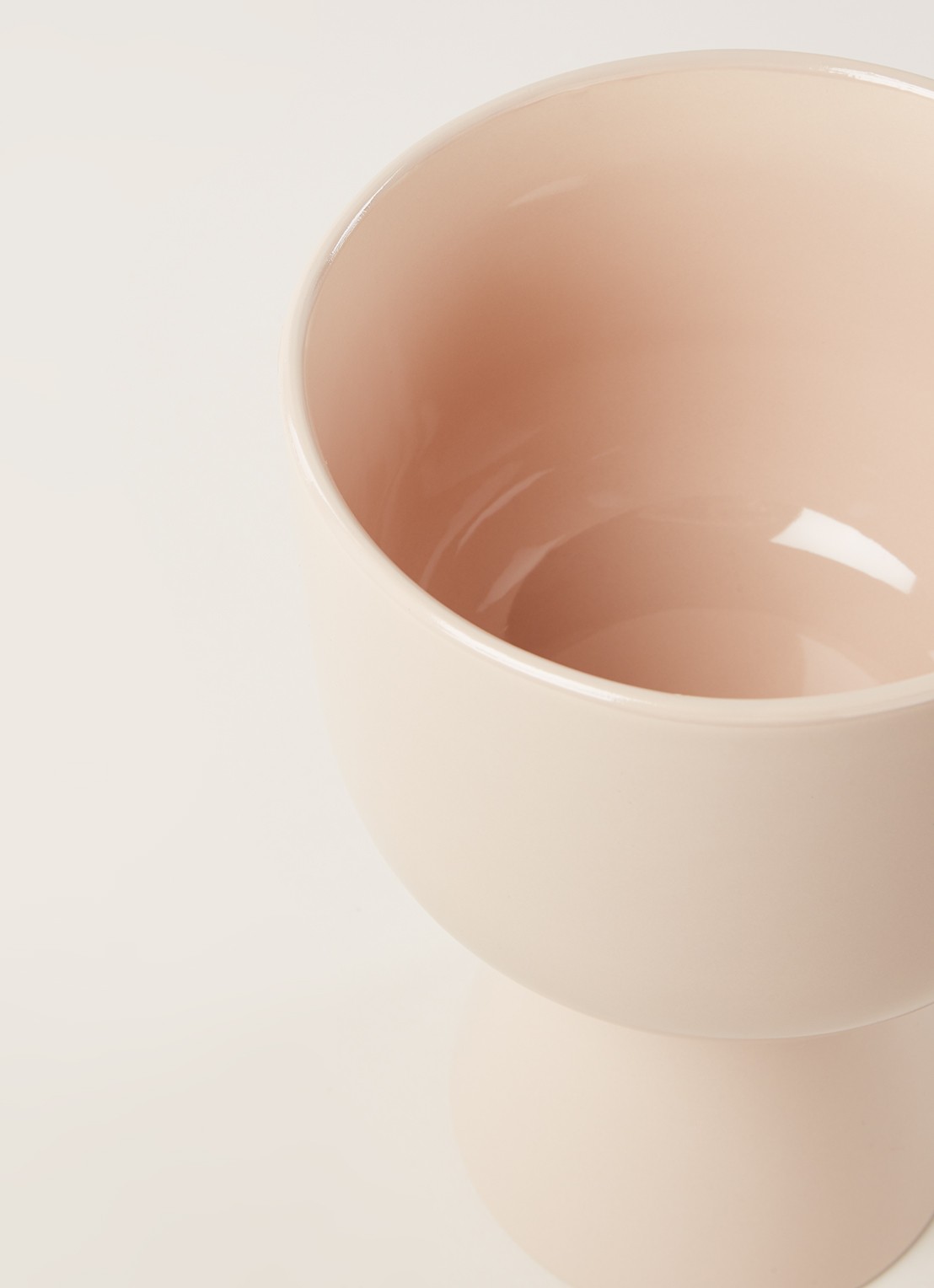Iittala Nappula bloempot van keramiek voor binnen Ø15,5 cm - detail creme