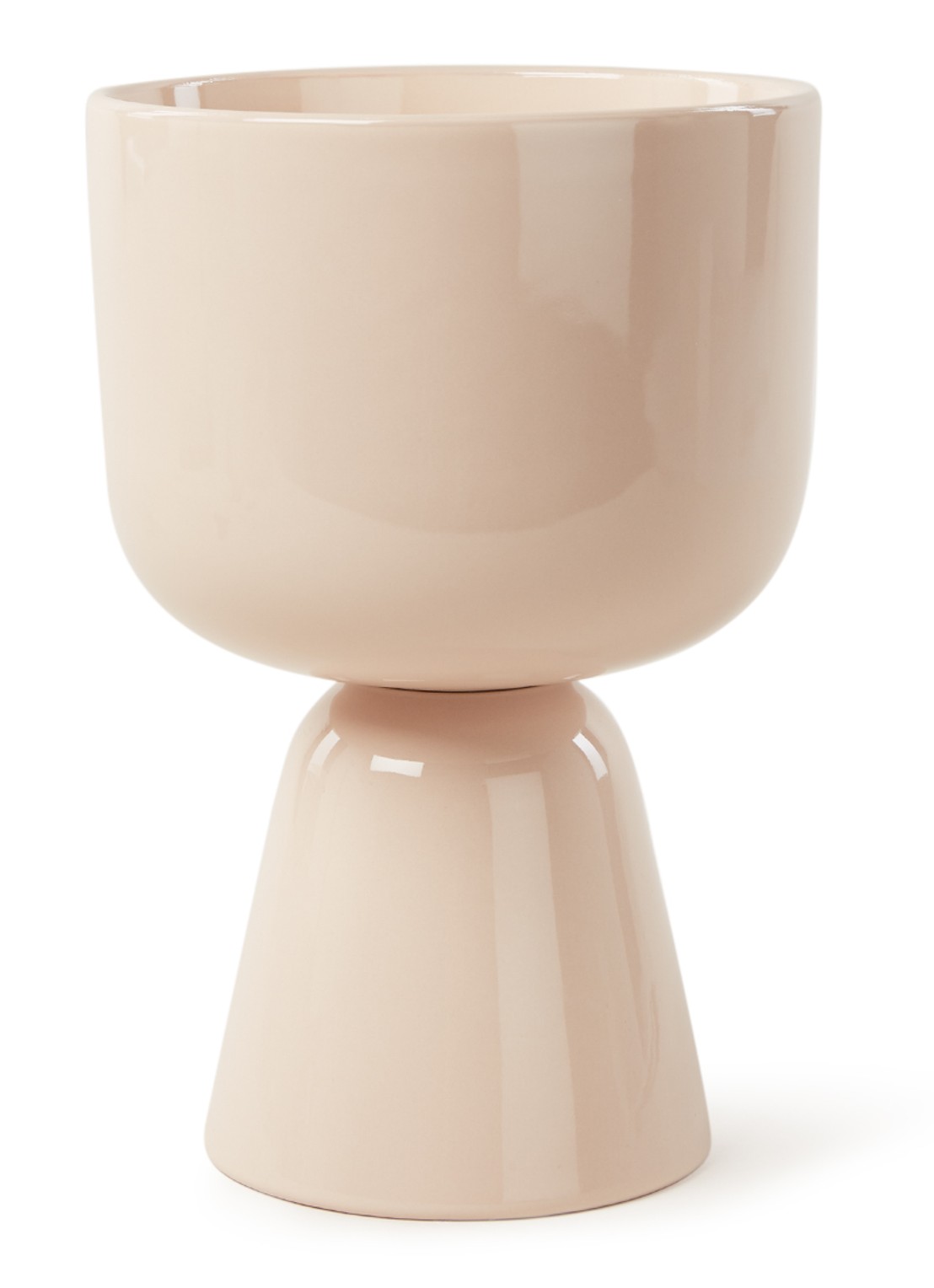 Iittala Nappula bloempot van keramiek voor binnen Ø15,5 cm - voorkant 2 creme
