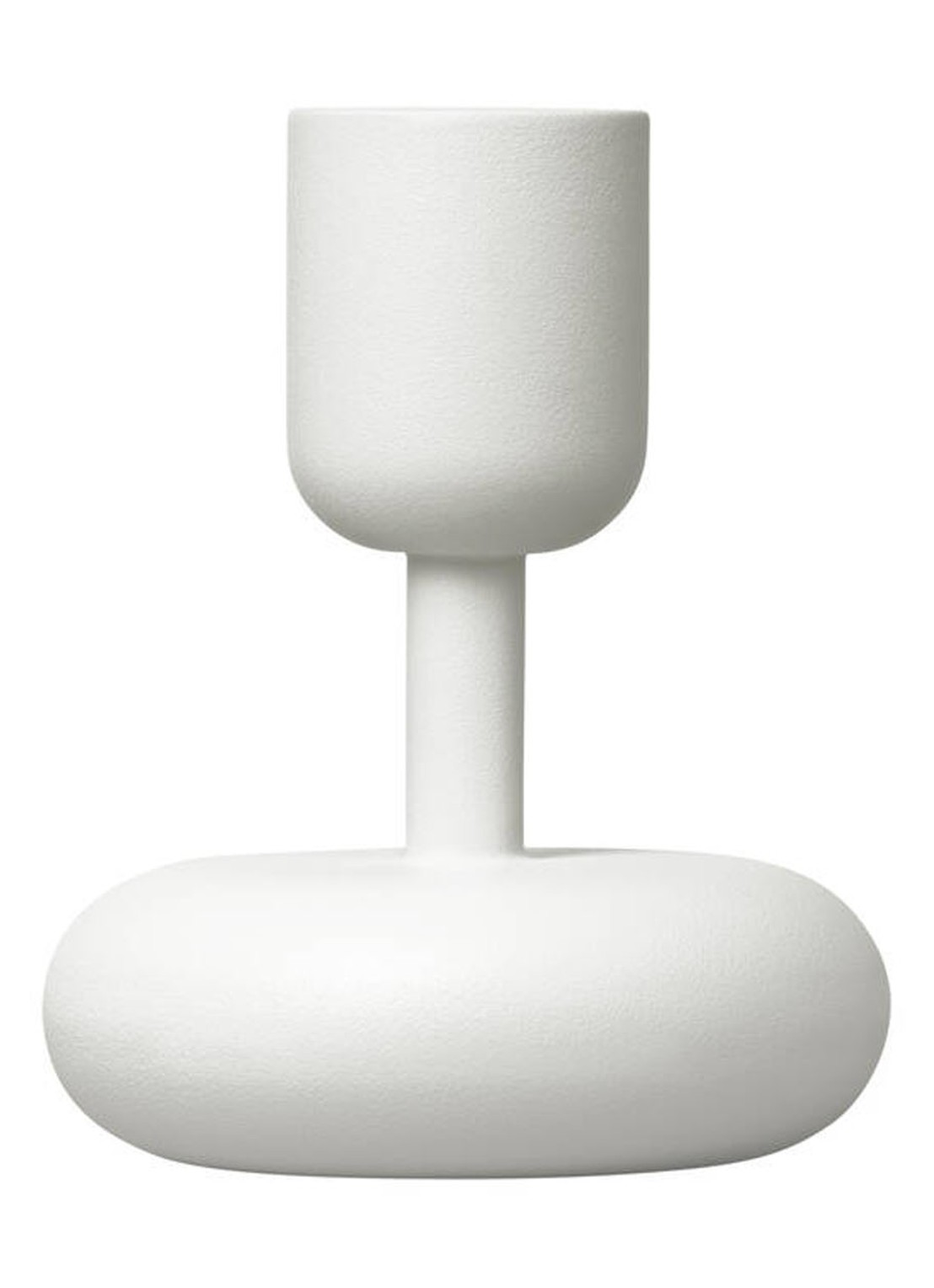 Iittala Nappula kandelaar 10,7 cm - voorkant wit