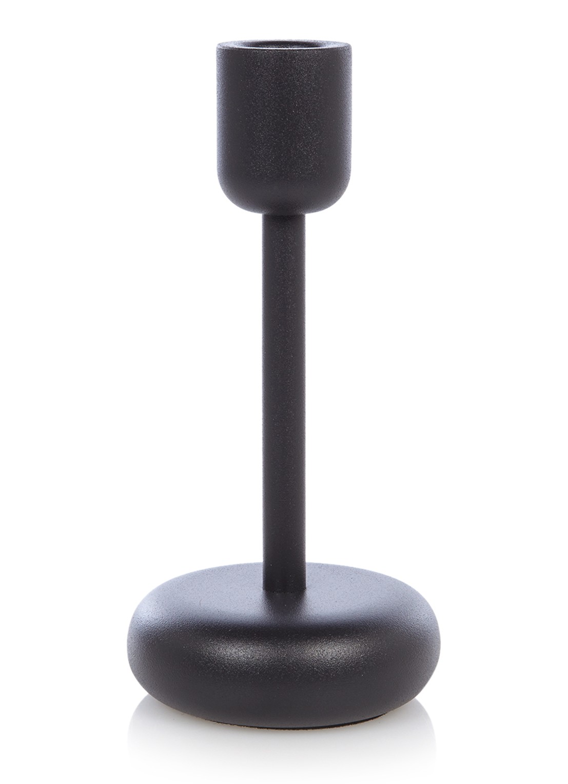 Iittala Nappula kandelaar 18,3 cm - voorkant antraciet