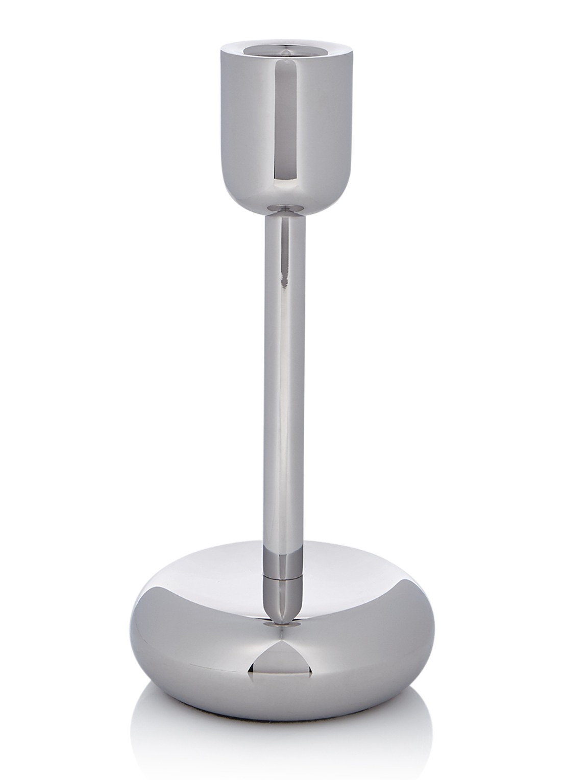Iittala Nappula kandelaar 18,3 cm - voorkant zilver